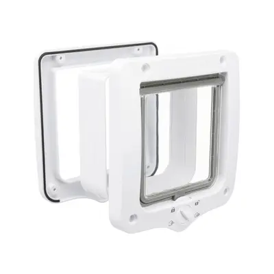 Kattenluik 4 standen met Tunnel 20x22 Wit bij Discus