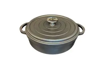 KDP GIETIJZERen BRAADPAN 28CM LAAG ZWART bij Kookshop de Pepermolen