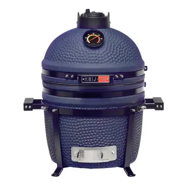 Keij Kamado Legend Compact 15 inch Mat Blauw bij BBQ Wereld