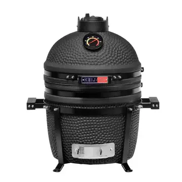 Keij Kamado Legend Compact 15 inch Mat Zwart bij BBQ Wereld