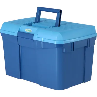 Kerbl Poetsbox Waar Je Op Kan Staan Marine/Lichtblauw bij Agradi