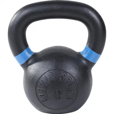 Kettlebell 12 kg Olympisch zwart bij Gorilla Sports