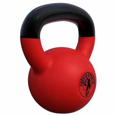 Kettlebell 18 kg Rubber Coating bij Gorilla Sports