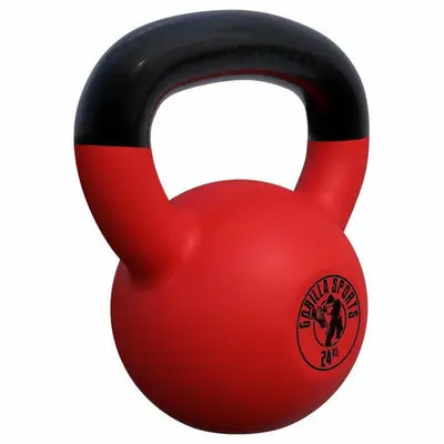 Kettlebell 24 kg Rubber Coating bij Gorilla Sports