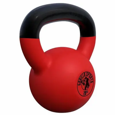 Kettlebell 28 kg Rubber Coating bij Gorilla Sports