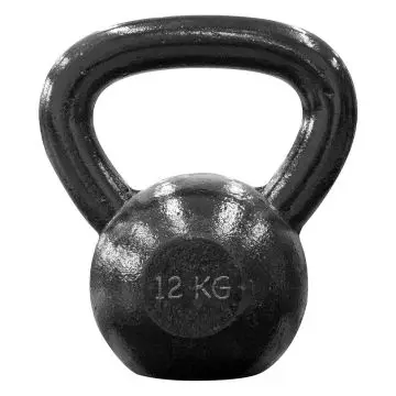 Kettlebell - Focus Fitness - 12 kg - Gietijzer bij Betersport