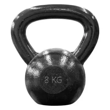 Kettlebell - Focus Fitness - 8 kg - Gietijzer bij Betersport