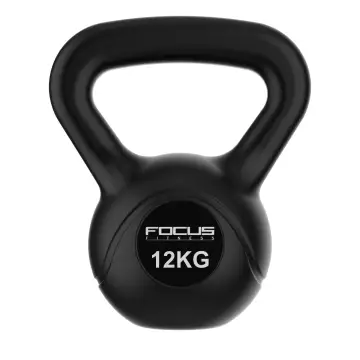 Kettlebell - Focus Fitness PVC - 12 kg bij Betersport