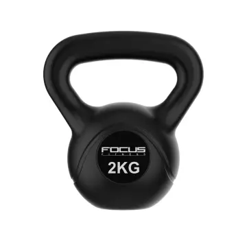 Kettlebell - Focus Fitness PVC - 2 kg bij Betersport