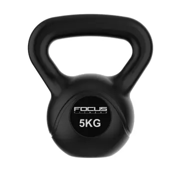 Kettlebell - Focus Fitness PVC - 5 kg bij Betersport