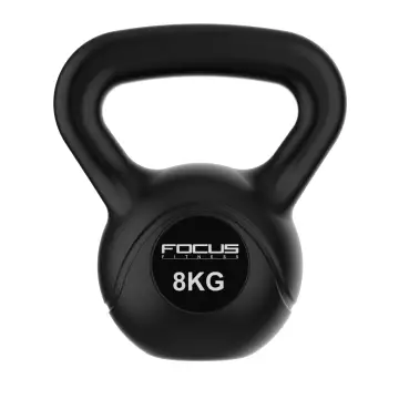 Kettlebell - Focus Fitness PVC - 8 kg bij Betersport