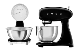 Keukenmachine Set Smeg Keukenmachine SMF05 + Weegschaal KSF01 Zwart bij Kookexpert