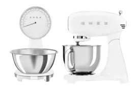 Keukenmachine Set Smeg Keukenmachine SMF05 + Weegschaal KSF01 Wit bij Kookexpert