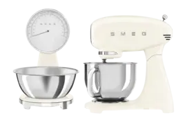 Keukenmachine Set Smeg Keukenmachine SMF05 + Weegschaal KSF01 Creme bij Kookexpert