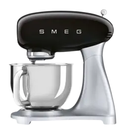 Keukenmachine SMEG SMF04BLEU 50's Style Zwart bij Kookexpert