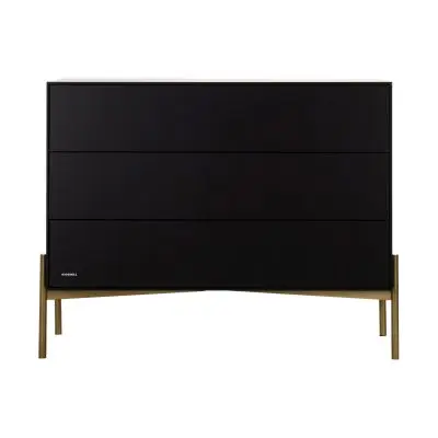 Kidsmill Boutique Commode Zwart / Brass bij Babypark