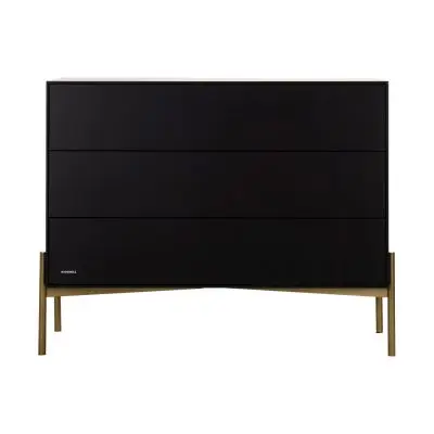 Kidsmill Boutique Commode Zwart / Brass bij Babypark