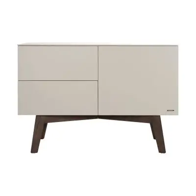 Kidsmill Sixties Commode Oatmeal / Walnoot bij Babypark