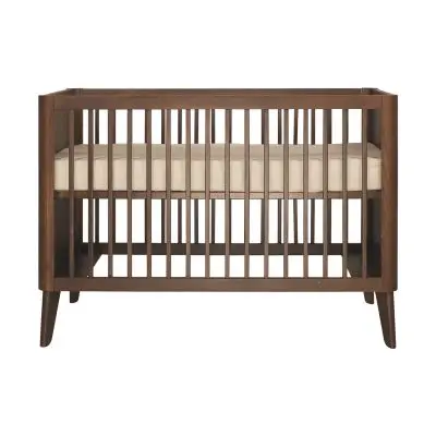Kidsmill Tune Ledikant 70 x 140 cm - Walnoot bij Babypark