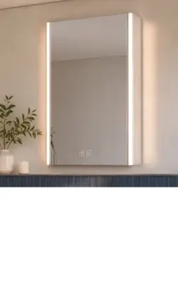 kielle Arkas I - Spiegelkast met LED verlichting, verwarming en USB bij Sanitino