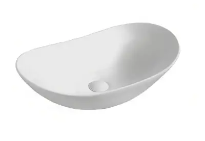 kielle Idolio - Opzetwastafel 59x36 mm, wit 30624600 bij Sanitino