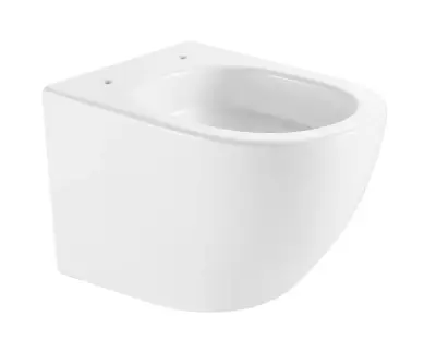kielle Oudee - Hangend compact toilet, Vortex Rimless+, wit 30102010S bij Sanitino