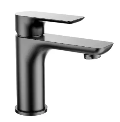 kielle Vega - Wastafelkraan, gun metal 10118103 bij Sanitino