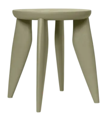 Kinderstoel Ferm Living Feve Kids Stool Elm Green bij Geboortewinkel