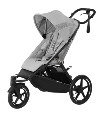 Kinderwagen Cybex Avi Spin Blk Fog Grey | Light Grey bij Geboortewinkel