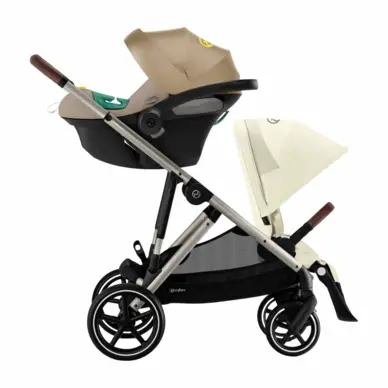 Kinderwagen Cybex Gazelle S Taupe Seashell Beige bij Geboortewinkel