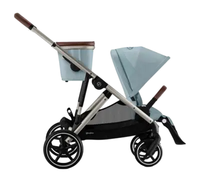 Kinderwagen Cybex Gazelle S Tpe Stormy Blue | Light Blue bij Geboortewinkel