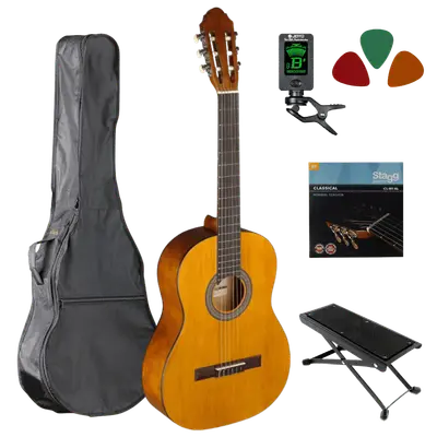 Klassieke gitaar starterset 4/4 Hout bij Music All In