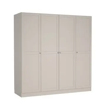 Kledingkast Indy Taupe - 196x200x62 cm bij Woonexpress