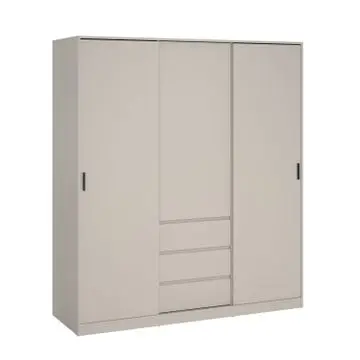 Kledingkast Luna Taupe - 177x201x60 cm bij Woonexpress