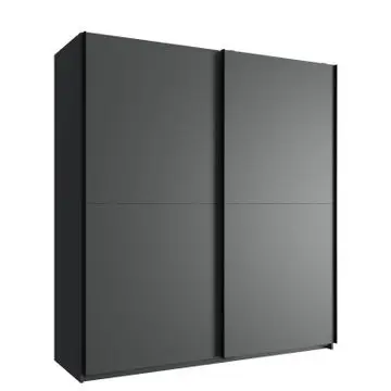 Kledingkast Vught Donkergrijs - 179x198x64 cm bij Woonexpress