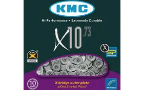 KMC Ketting x10 Zilver bij 12GO Biking