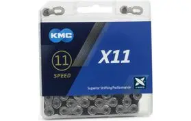 KMC X11 11-speed Ketting Zilver/Zwart bij 12GO Biking