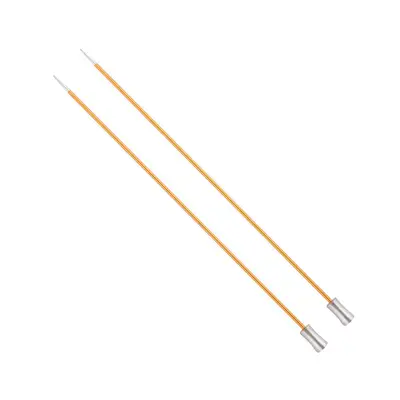 Knitpro Zing Breinaalden 40cm 2.25mm | Amber bij Wolplein