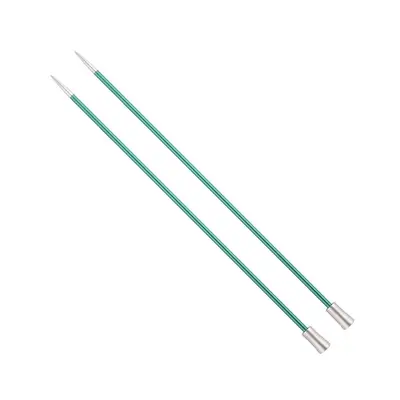 KnitPro Zing Breinaalden 40cm 3.25mm | Smaragd bij Wolplein
