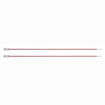 KnitPro Zing Breinaalden met knop 40 cm lang bij Art en Hobby