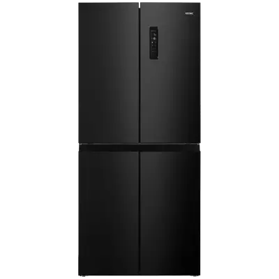 KOENIC KDD 151 D NF B - Amerikaanse koelkast - No Frost - breedte 91 cm - hoogte 177 cm - inhoud 362 L - Zwart Amerikaanse koelkast Zwart bij MediaMarkt