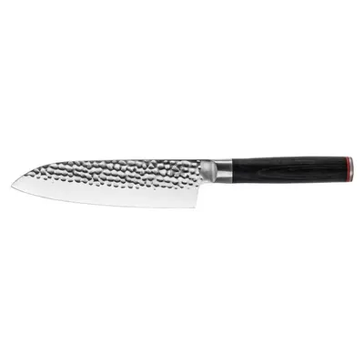 Koksmessen Kotai Santoku met Houten Saya en Bamboe Doos – Lemmet 18 cm bij Japanse Messenwinkel