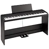 Korg B2+ SP BK / B2+SP BK Digitale Piano Zwart met USB-C Inclusief Onderstel en 3 pedalen 2 x 15 Watt bij Meibergen (Almelo)