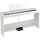 Korg B2+ SP WH / B2+SP WH Digitale Piano Wit met USB-C Inclusief Onderstel en 3 pedalen 2 x 15 Watt bij Meibergen (Almelo)