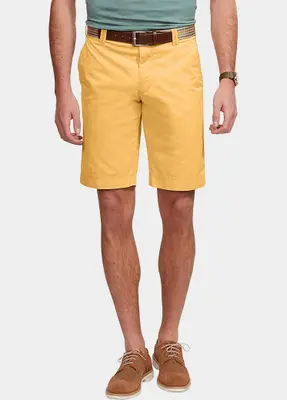 Korte broek heren geel b-palma art.1-6181 1401618190/42 bij Bos Men Shop