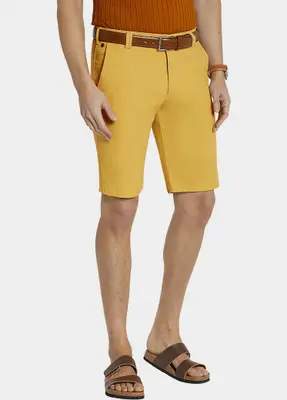 Korte broek heren geel b-palma art.1-8118 1401811890/41 bij Bos Men Shop