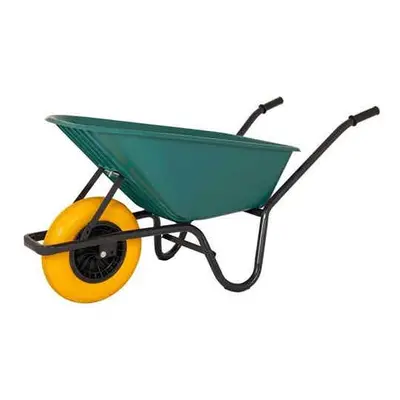 kruiwagen kunststof groene bak 85 liter hq anti-lek bij Miedema Tools