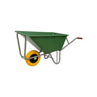 kruiwagen poly 160 liter, anti-lek, 1 wiel bij Miedema Tools
