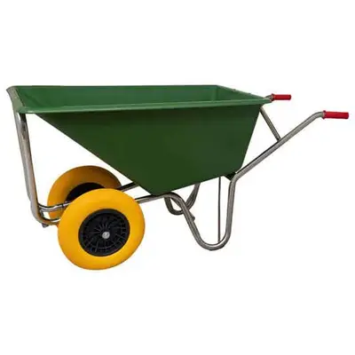 kruiwagen poly 160 liter anti-lek 2 wielen bij Miedema Tools