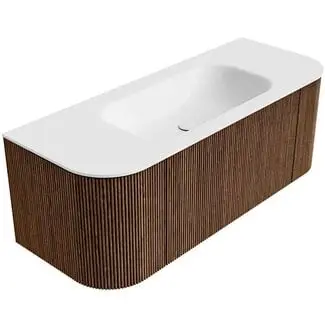KURVE badkamermeubel met wastafel 120cm bij Sanitear